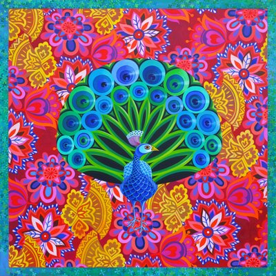 Peacock and Pattern by Jane Tattersfield